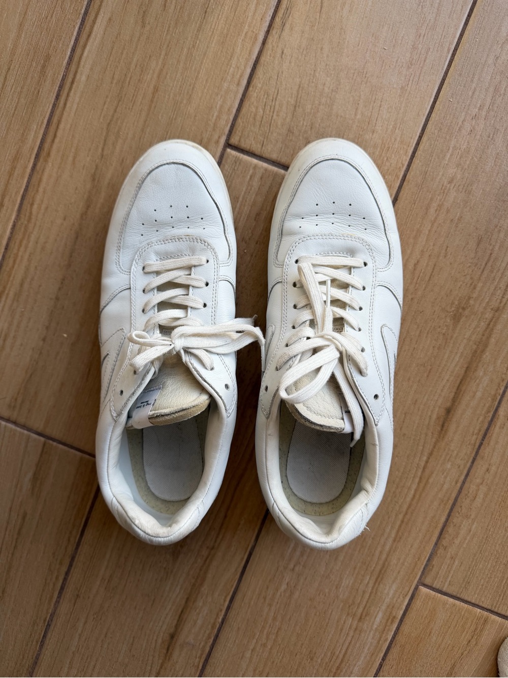 rag & bone Men's White Leather Low-Top Sneakers